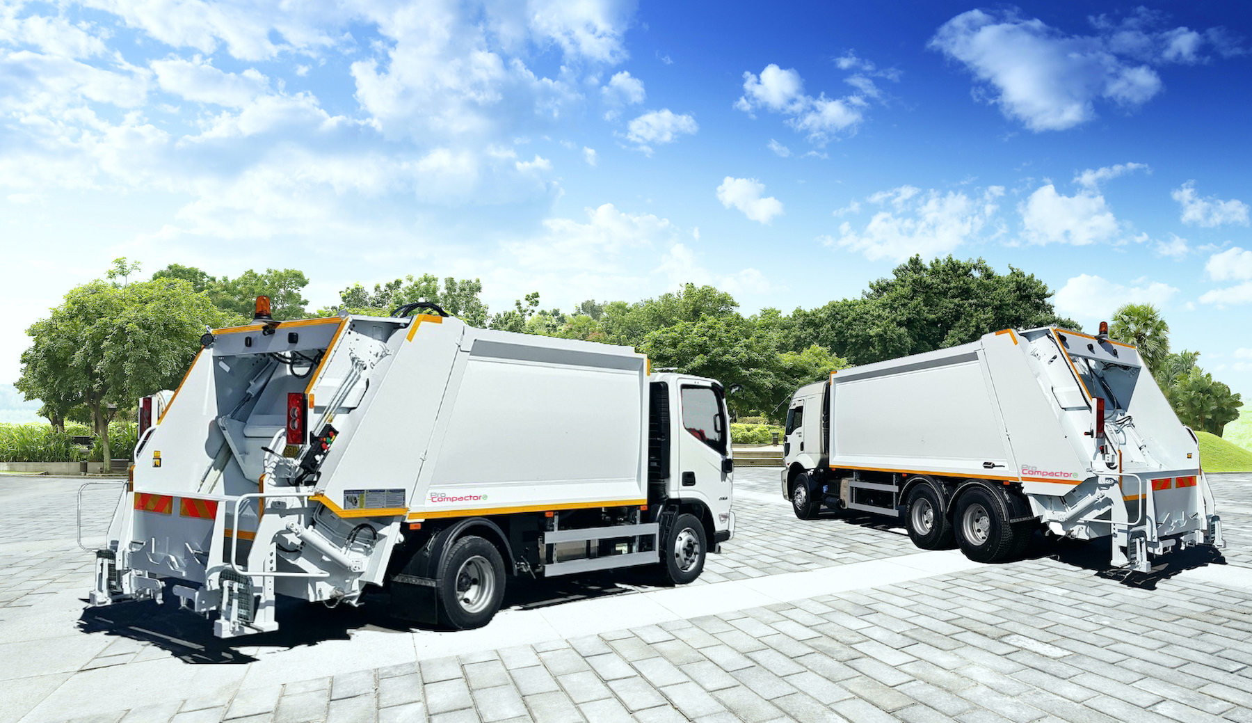The main function of a Refuse Truck is to do the collection of all kinds of waste: garbage,  solid waste, and recycling objects and having them transported to bigger facilities for waste treatments. Garbage trucks are mostly used by municipal duties and private companies.