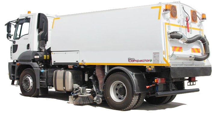 Truck-Mount Vacuum Type Road Sweepers