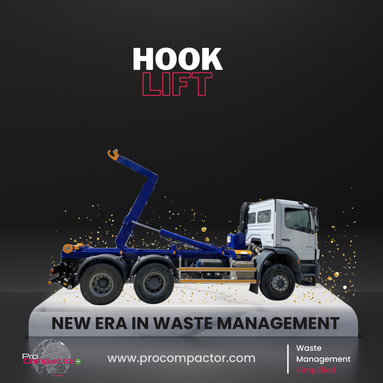 Truck Mounted Hook Loader WMS Waste